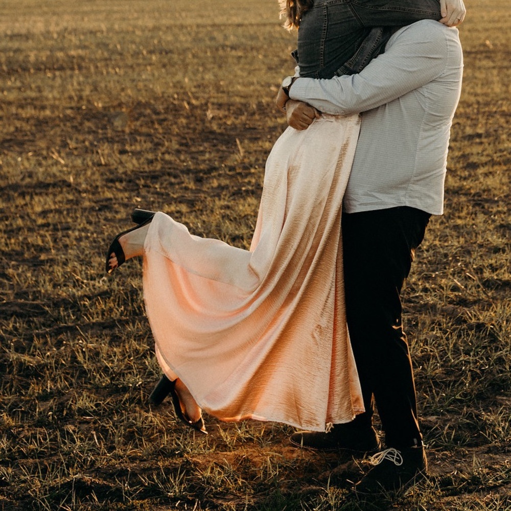 Pink flowy silly skirt